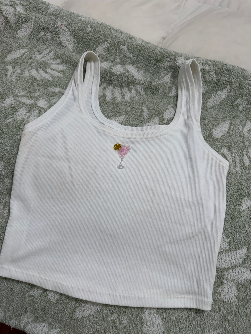 Beaded Tank Top size medium